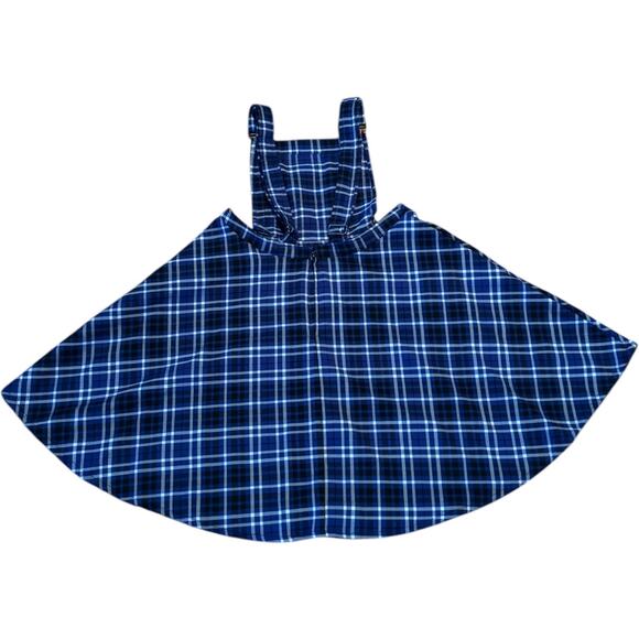 Harry Potter Ravenclaw Plaid blue black Skirtall Adjustable straps Hot topic M - Picture 13 of 16